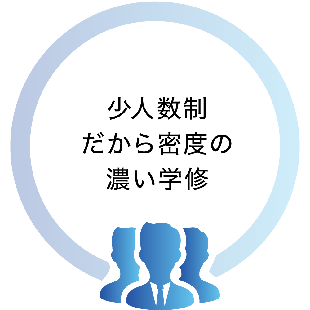 少人数制だから密度の濃い学修